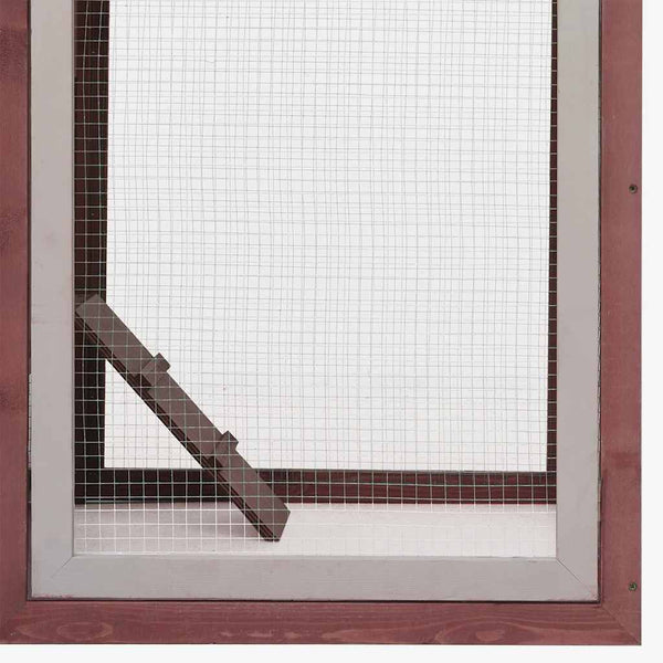 vidaXL Chicken Coop Mocca 170x81x110 cm Solid Pine & Fir Wood