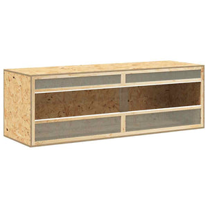 vidaXL Terrarium Wood-based Material 144x46x48 cm