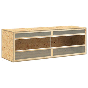vidaXL Terrarium Wood-based Material 144x46x48 cm