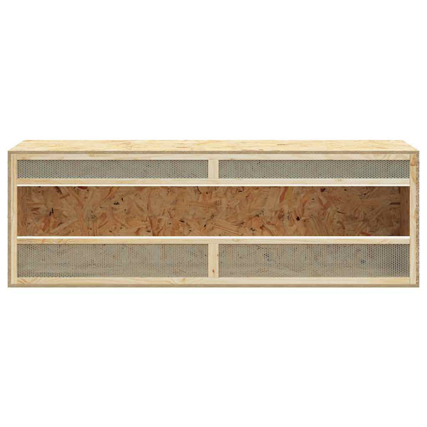 vidaXL Terrarium Wood-based Material 144x46x48 cm