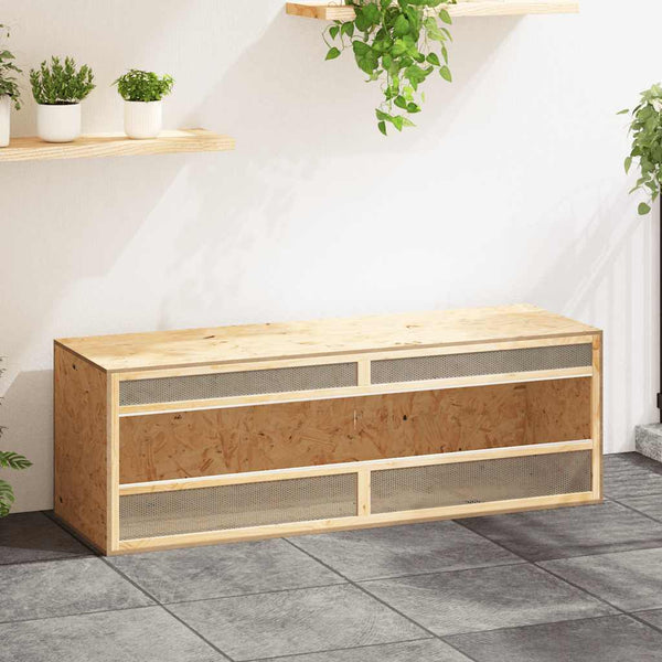 vidaXL Terrarium Wood-based Material 144x46x48 cm
