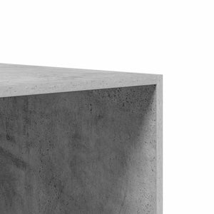 vidaXL Wardrobe Concrete Grey 100x50x200 cm Engineered Wood