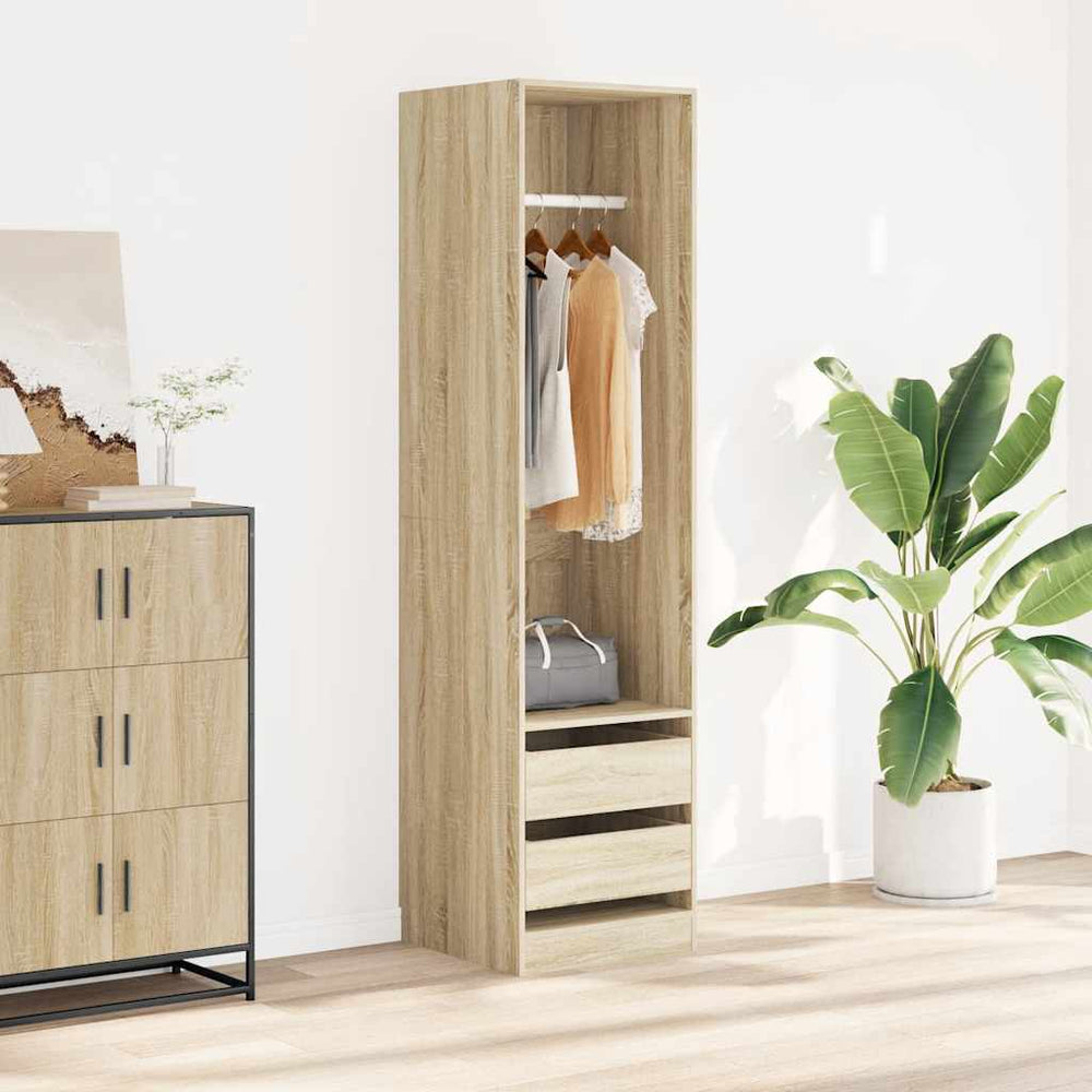 Kleiderschrank Sonoma Eiche 50x50x200 cm