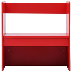 3-tlg. Kinder-Sitzgruppe Feuerwehrauto-Design Holz