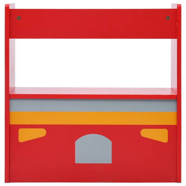 3-tlg. Kinder-Sitzgruppe Feuerwehrauto-Design Holz