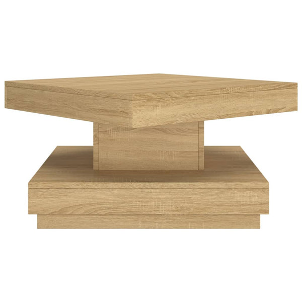 vidaXL Coffee Table Light Brown 60x60x35 cm MDF