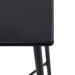 vidaXL Bar Table Black 60 x 60 x 111 cm MDF