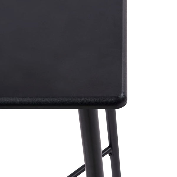 vidaXL Bar Table Black 60 x 60 x 111 cm MDF