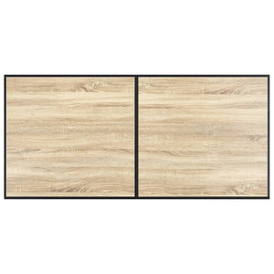 vidaXL Dining Table Oak Color 160x80x75 cm MDF