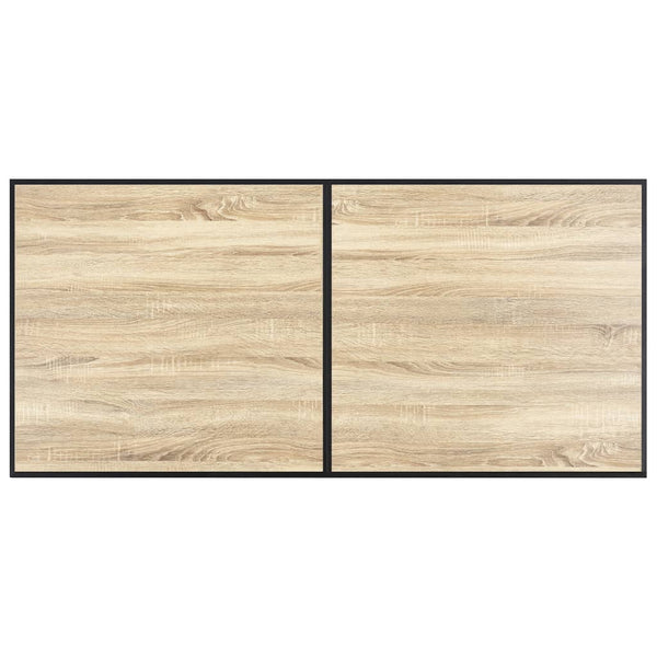 vidaXL Dining Table Oak Color 160x80x75 cm MDF