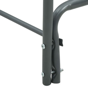 vidaXL Firewood Rack Anthracite 360x35x120 cm Steel
