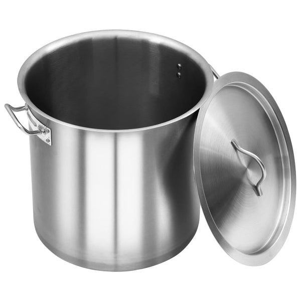 vidaXL Cooking Pot 26 L 32x32 cm Stainless Steel