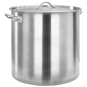 vidaXL Soup Pot 50 L 40×40 cm Stainless Steel