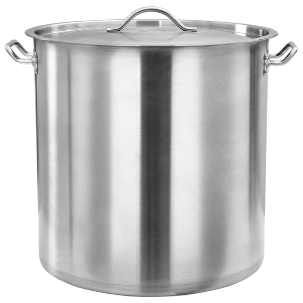 vidaXL Soup Pot 50 L 40×40 cm Stainless Steel