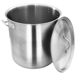 vidaXL Soup Pot 50 L 40×40 cm Stainless Steel