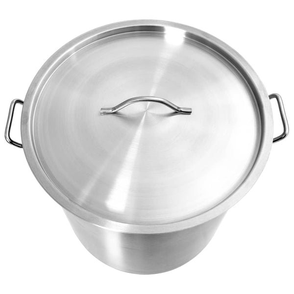 vidaXL Soup Pot 71 L 45x45 cm Stainless Steel