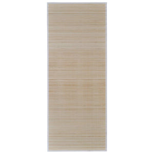 vidaXL Bamboo Rugs 4 pcs Rectangular Natural 120x180 cm