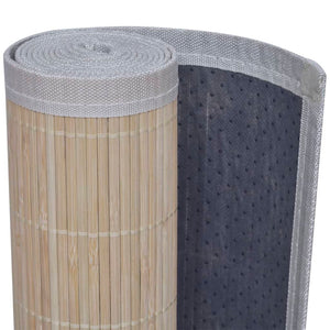 vidaXL Bamboo Rugs 4 pcs Rectangular Natural 120x180 cm