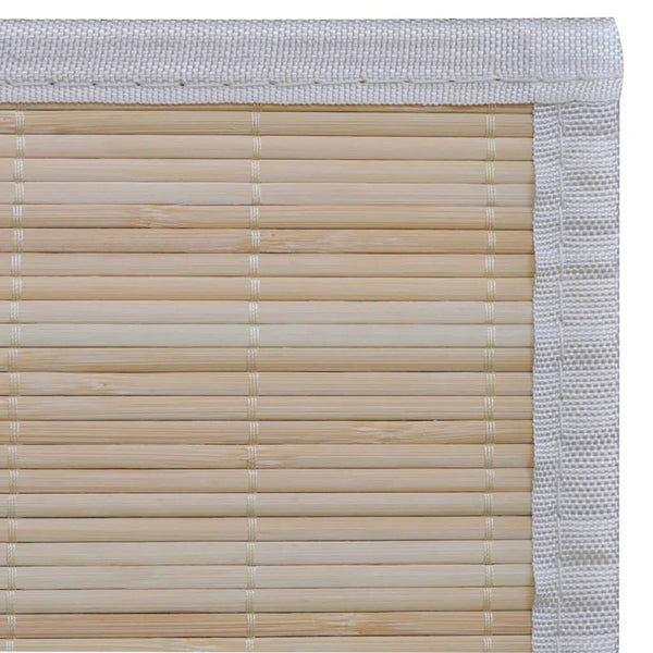 vidaXL Bamboo Rugs 4 pcs Rectangular Natural 120x180 cm