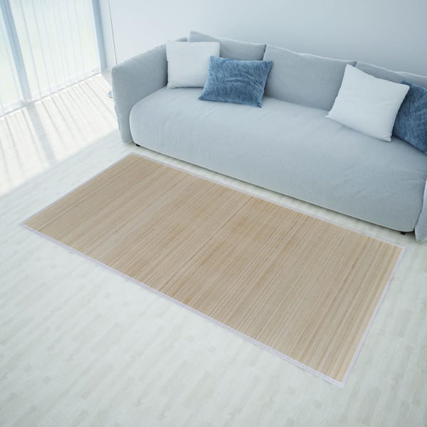 vidaXL Bamboo Rugs 4 pcs Rectangular Natural 120x180 cm