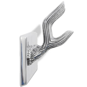 vidaXL Coat Racks 4 pcs. Silver Aluminum