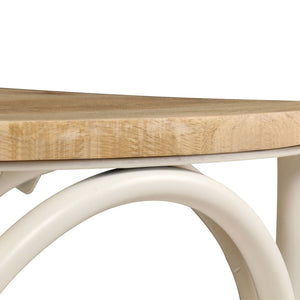 vidaXL Dining Chairs 4 pcs. White Solid Mango Wood