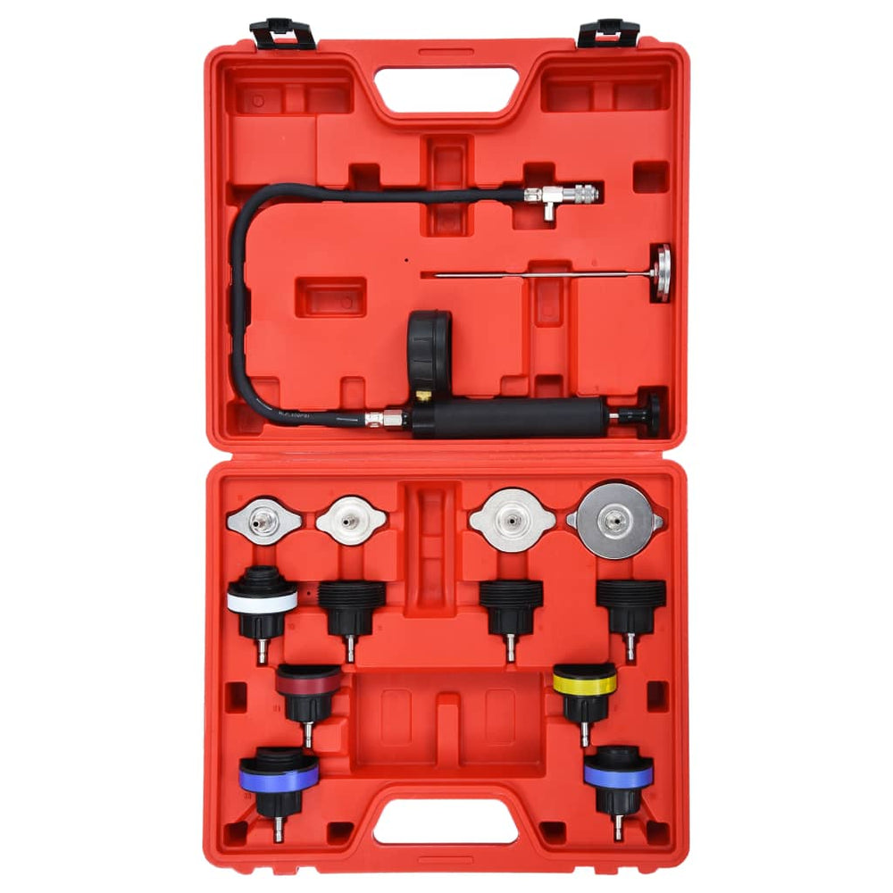 vidaXL 14-piece Radiator Pressure Tester & Cap Kit