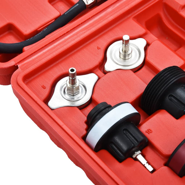 vidaXL 14-piece Radiator Pressure Tester & Cap Kit