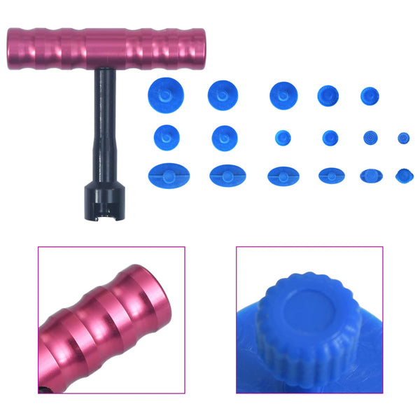 vidaXL 19-piece Dent Removal Tool Set