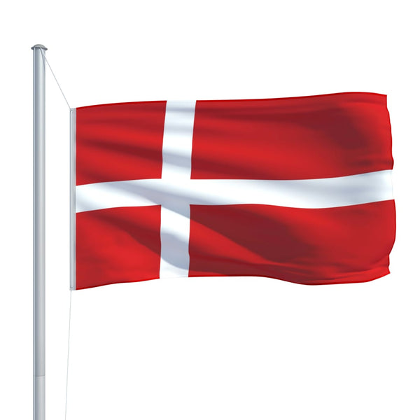 vidaXL Flag of Denmark 90 x 150 cm