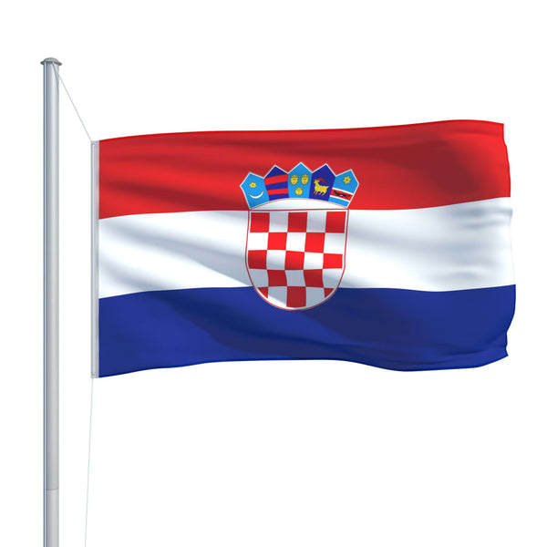 vidaXL Flag of Croatia 90x150 cm