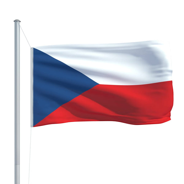 vidaXL Flag of the Czech Republic 90x150 cm
