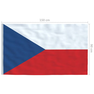 vidaXL Flag of the Czech Republic 90x150 cm