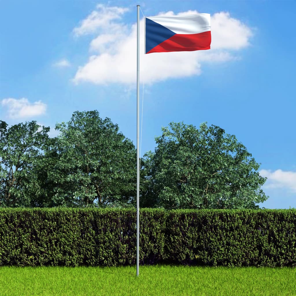 vidaXL Flag of the Czech Republic 90x150 cm