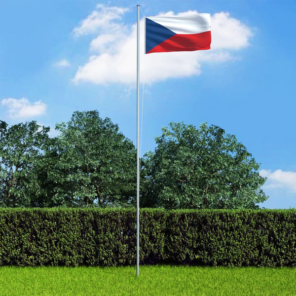 vidaXL Flag of the Czech Republic 90x150 cm