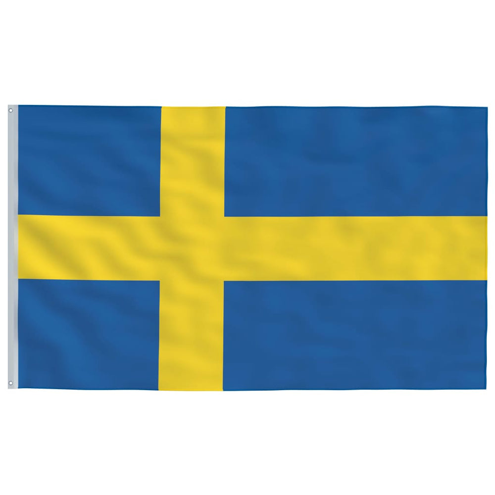 vidaXL Flag of Sweden 90 x 150 cm