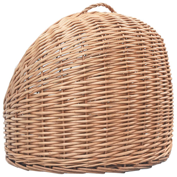 vidaXL Cat Carrier 50x42x40 cm Natural Wicker