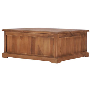 vidaXL Coffee Table 68 x 68 x 30 cm Solid Teak Wood