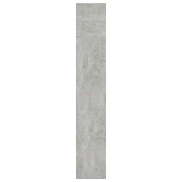 vidaXL 3-Piece Book/TV Cabinet Set Concrete Grey 180x30x180 cm