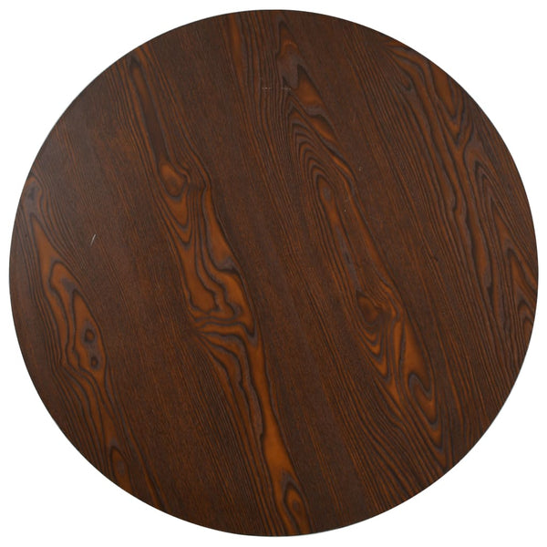 vidaXL Bistro Table Dark Brown 80 cm MDF