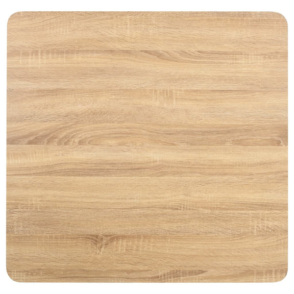 vidaXL Bistro Table Light Brown 80x80 cm MDF