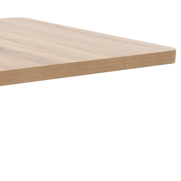 vidaXL Bistro Table Light Brown 80x80 cm MDF