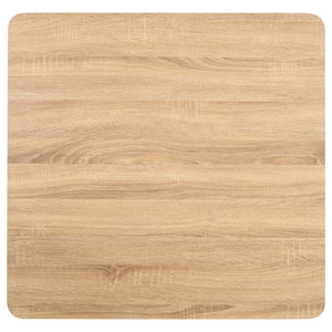 vidaXL Bistro Table Light Brown 80x80 cm MDF