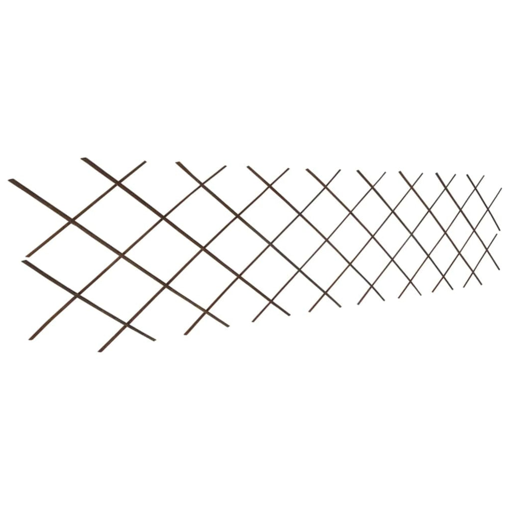 vidaXL Willow Fence Trellis 5 pcs. 180x60 cm