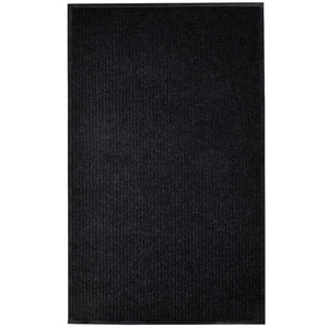 vidaXL Doormat Black 117x220 cm PVC