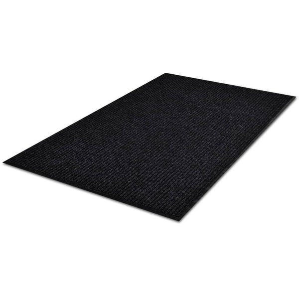 vidaXL Doormat Black 117x220 cm PVC