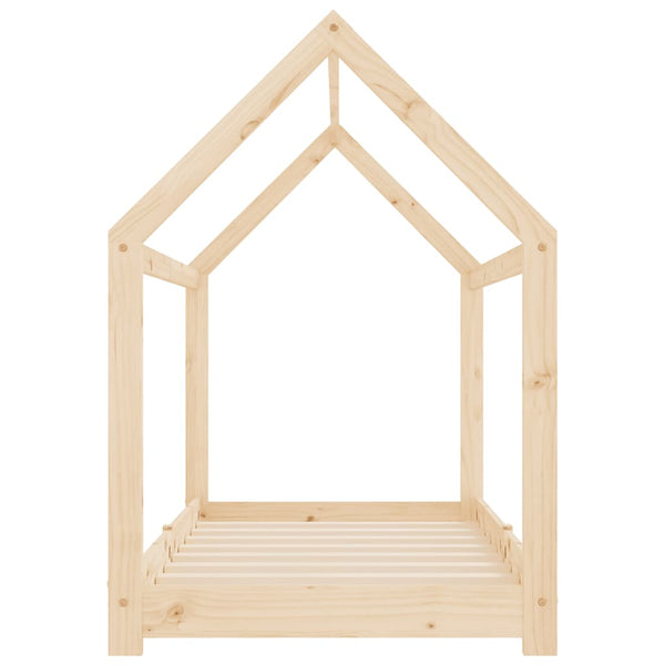 vidaXL Kids Bed Frame Solid Pine Wood 80 x 160 cm