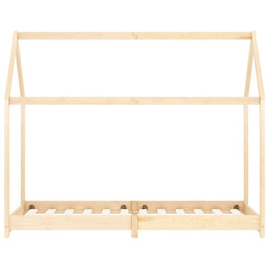 vidaXL Kids Bed Frame Solid Pine Wood 90 x 200 cm
