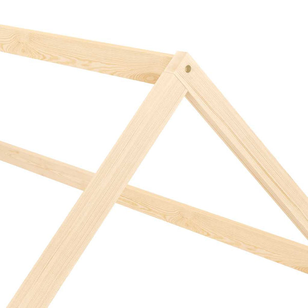 vidaXL Kids Bed Frame Solid Pine Wood 90 x 200 cm