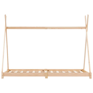 vidaXL Kids' Bed Frame Solid Pine Wood 70 x 140 cm